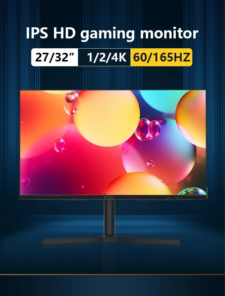 Top Fashion LED Monitor 32 Inch 4K 144Hz with Frameless Flat Screen and Fast Response Gaming LED Monitor