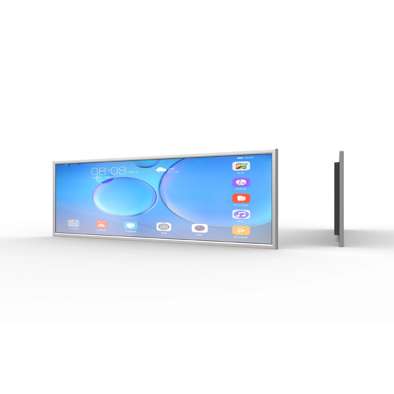 Smart Sleek Rack Display LCD Digital Shelf Edge Ultra Wide Stretched Bar Display Screen with Built-in Android System