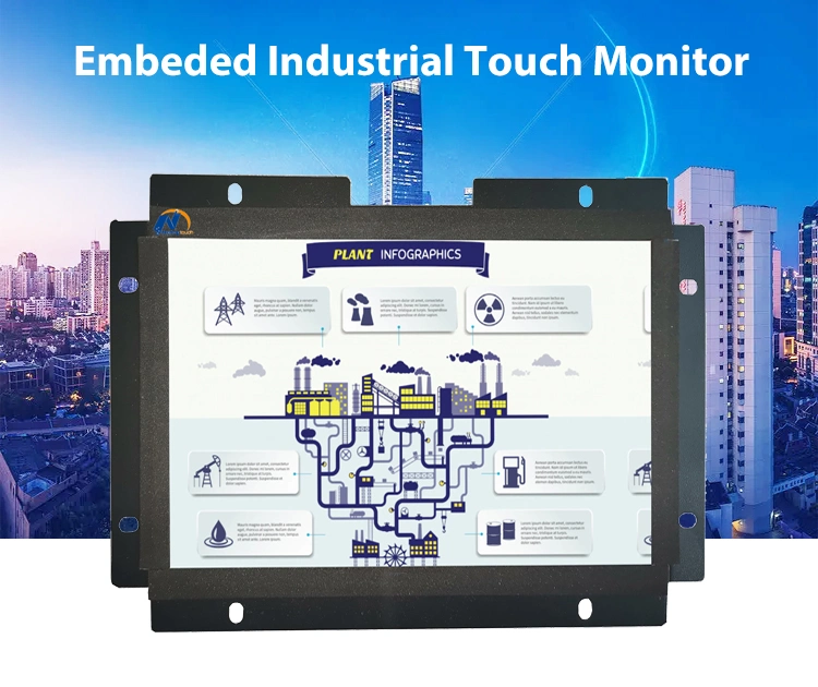 10.1&prime;&prime;13.3&prime;&prime;15.6&prime;&prime;18.5&prime;&prime;21.5&prime;&prime;23.6&prime;&prime;27&prime;&prime;capacitive Touch Screen Monitor Metal Open Frame IPS Projected Capacitive Monitor Pcap Touchscreen Industrial Monitor