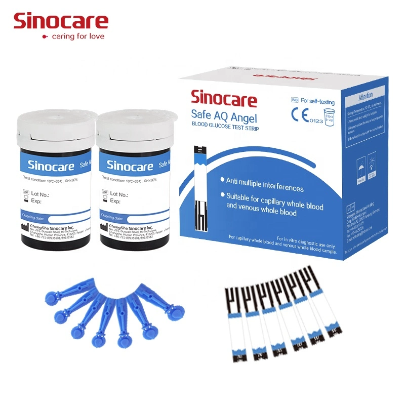 Sinocare Glucometer Machine Diabetes Testing Machine Buy 4 Blood Glucose Test Strips Get Free Blood Glucose Monitor