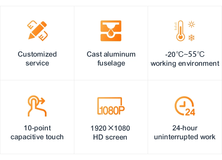 10 Point Capacitive Touch Screen I3-4005u I5-4200u I7-4500u Portable Integrated Industrial PC Computer Embedded