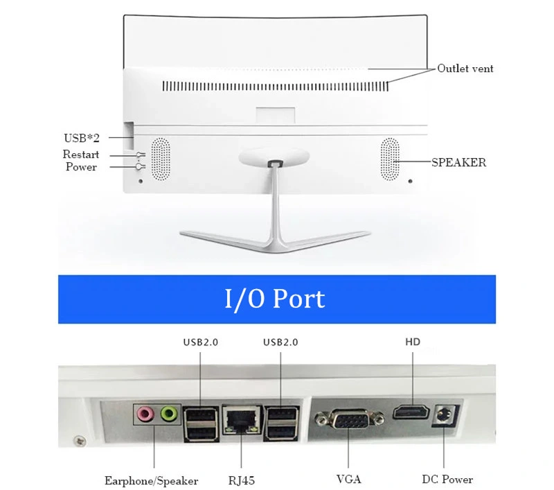 Computer Suppliers Cheap Office Computer Ordenador Computador Games Touch Screen Allinone PC