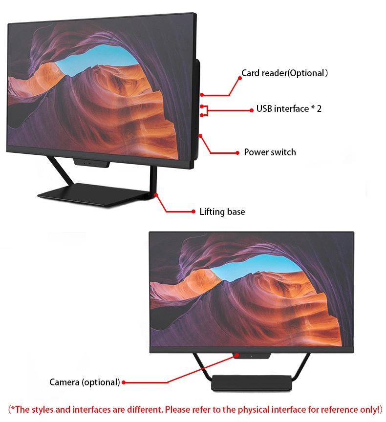 27 Inch All in One I3 I5 I7 I9 PC White Black Touchscreen All-in-One Monoblock Barebone Aio Desktop Computer All in One PC