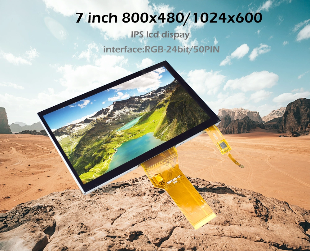 7 Inch TFT 1024X600/800X480 Dots FT5436/FT5426 IPS with Capacitive Touch Screen Monitor LCD Display