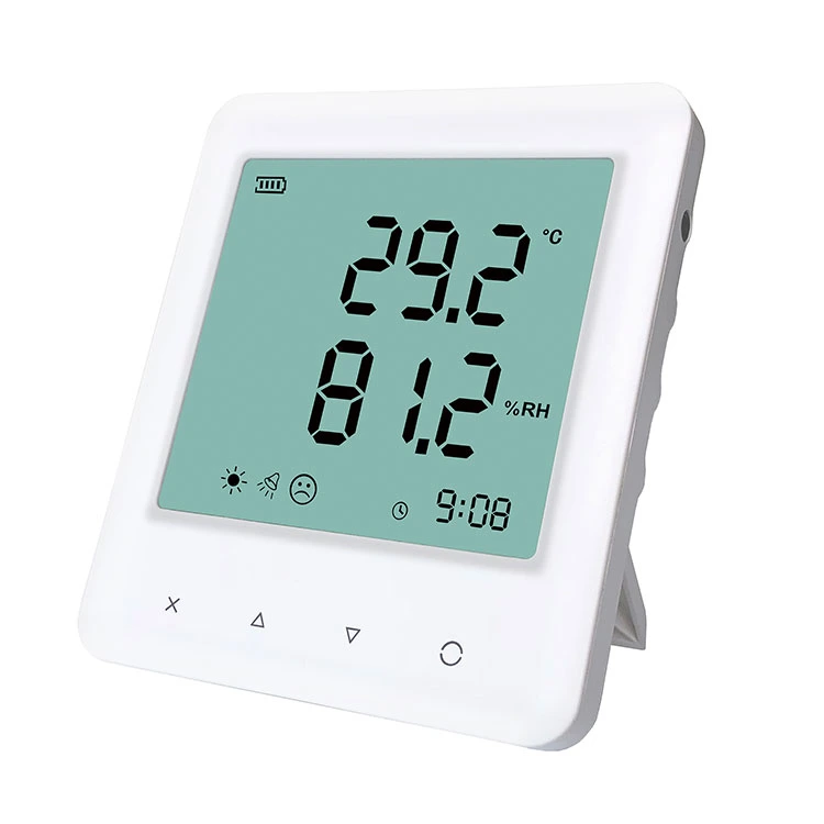Yem-20 Indoor Outdoor Air Quality Temperature Humidity Monitor with Large LCD Display