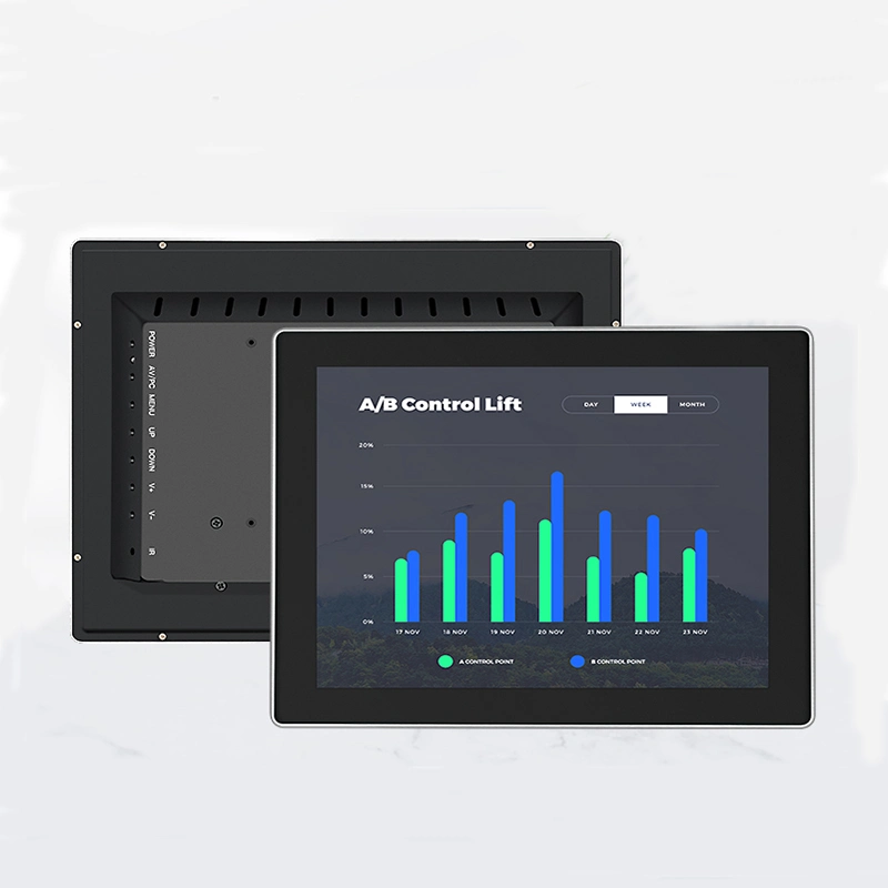 Embedded 17-Inch IP65 Waterproof Industrial Capacitor Touch Screen Monitor