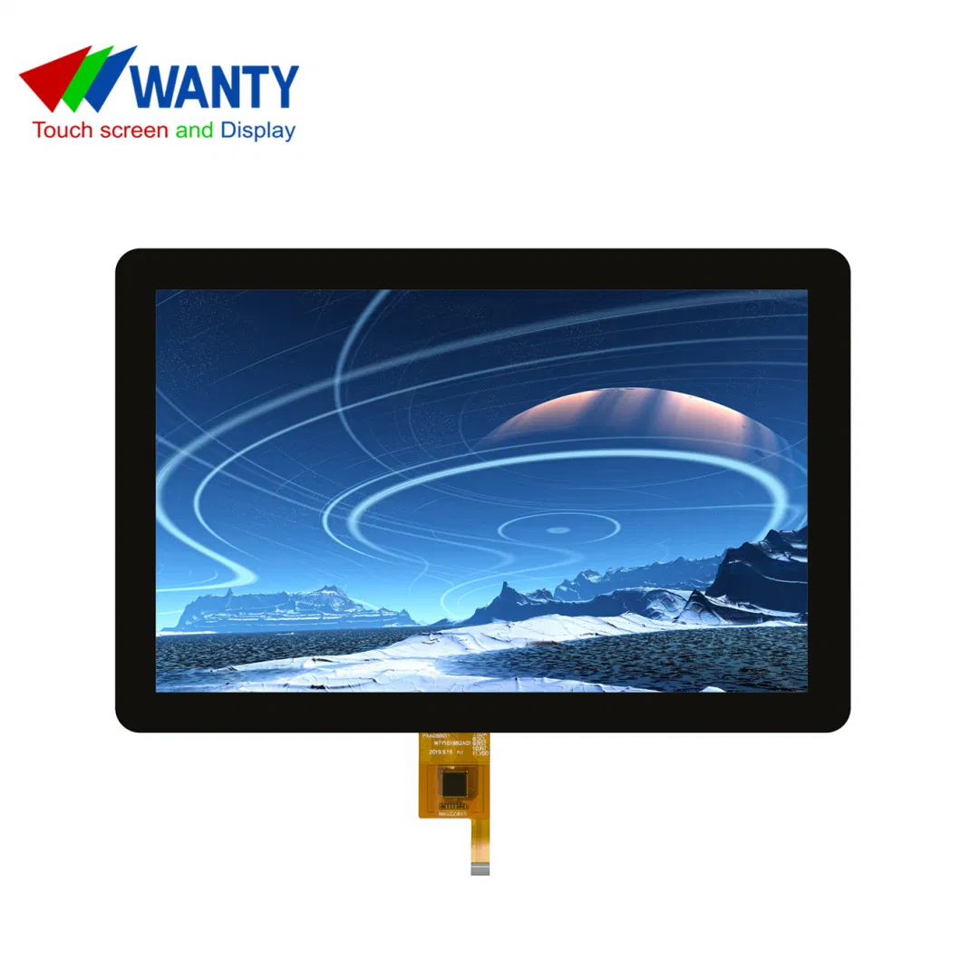 Sunlight Readable 10.1 Inch IPS 1280x800 LVDS LCM Didplay Module IIC 10Points Touchscreen Touch Panel LCD Screen