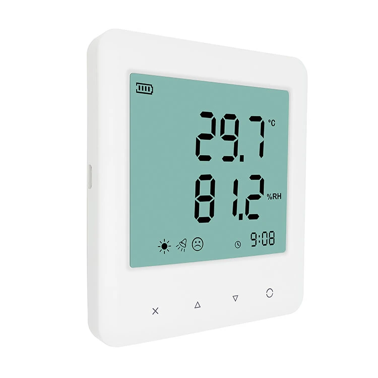 Yem-20 Indoor Outdoor Air Quality Temperature Humidity Monitor with Large LCD Display
