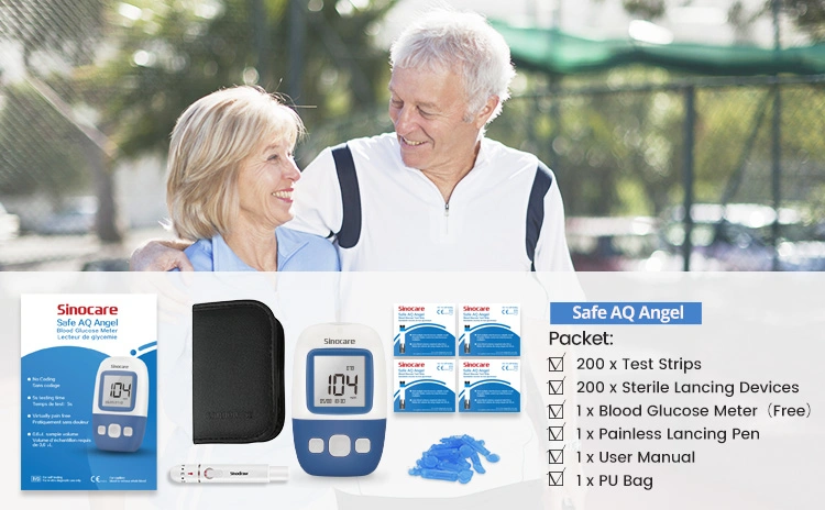 Sinocare Glucometer Machine Diabetes Testing Machine Buy 4 Blood Glucose Test Strips Get Free Blood Glucose Monitor