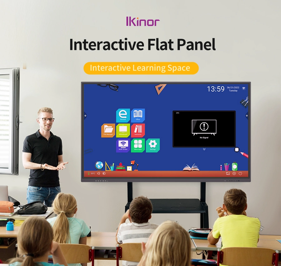 Education Equipment Multi Touch Screen Interactive Panel All in One PC Smart Interactive Board