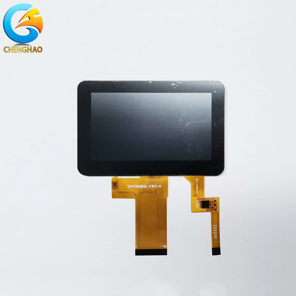 ISO9001 Certificate Factory 4.3inch 7 White LED Back Light 50 Pins IPS Capacitive Touch Screen