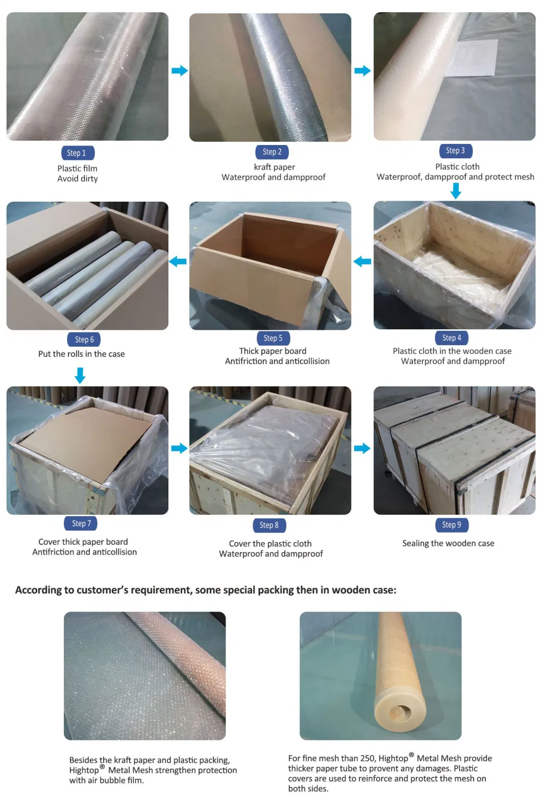 Paper Making Phosphor Bronze Metal Wire Mesh Screen for Filtering Netting