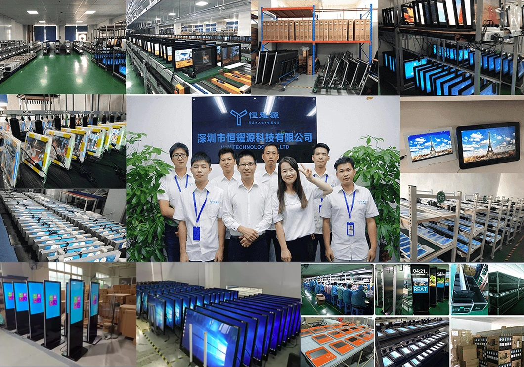 Manufacturer L Type Digital Signage Displays 13.3/17.3 Inch Capacitive Smart Touch Screen LED Light Bar Meeting Room Hardware All in One LCD Touch Screen