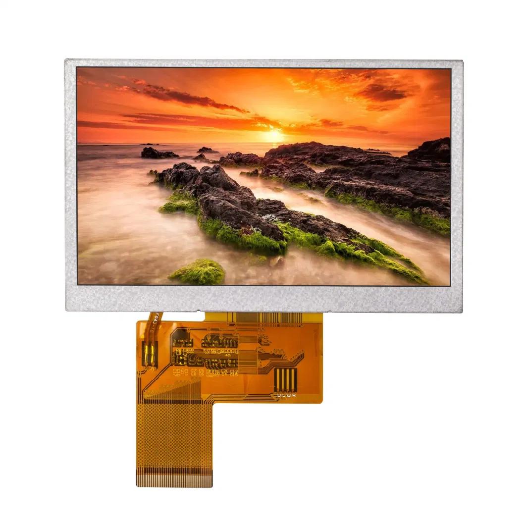 TFT LCD Display Screen 5inch Full Visual Angle 480*272 Optional Capacitive or Resistive Touch Panel