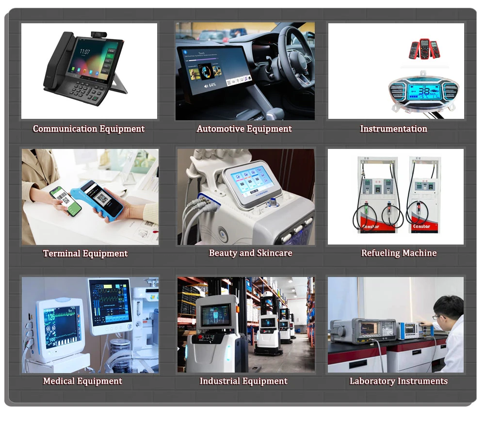 ISO9001 Manufacturer 4.3 Inch I2c Touch Screen 800*480 TFT LCD Panel Solutions
