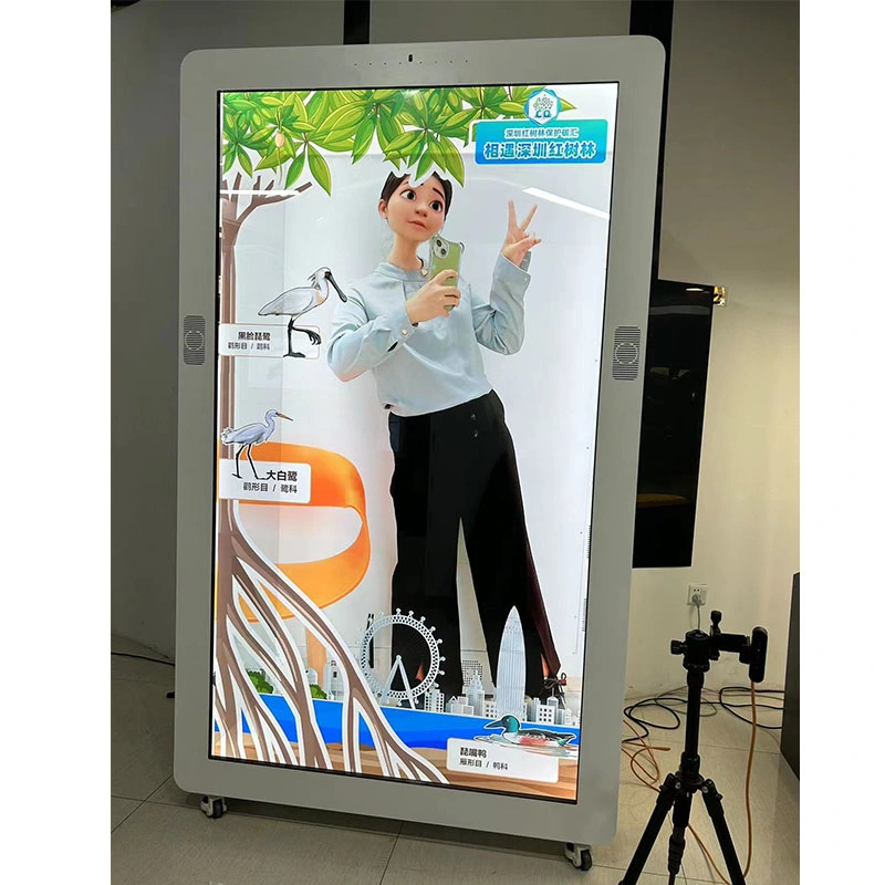 21.5inch 86 Inch Transparent Showcase Touch Screen Advertising Digital Signage 3D LCD Display Holobox