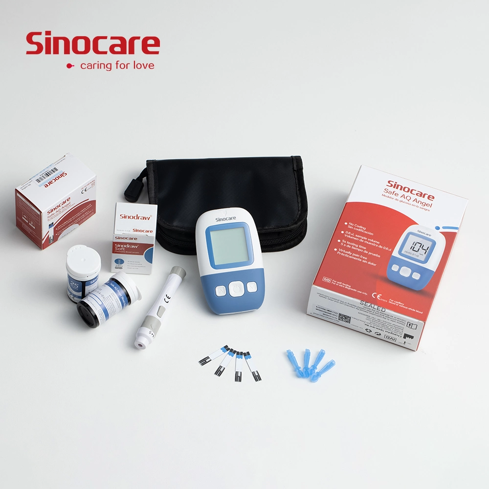 Sinocare Glucometer Machine Diabetes Testing Machine Buy 4 Blood Glucose Test Strips Get Free Blood Glucose Monitor