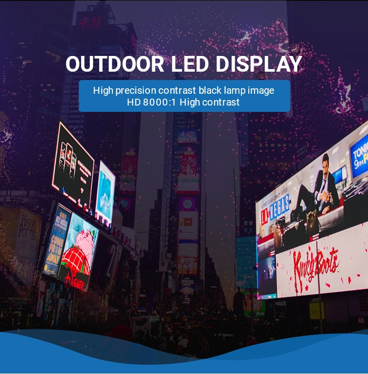 LED Screen Outdoor P4.81 High Refresh Rate HD LED Wall Display Scree RGB Die-Cast Aluminum