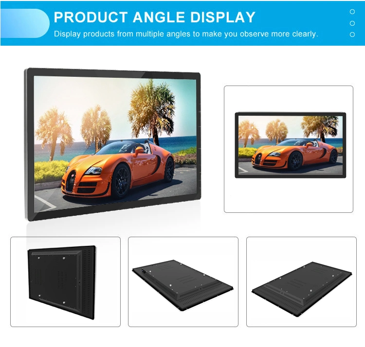 32-Inch Wide Sunlight Readable Industrial Touchscreen Monitor with Capacitive Touch Screen