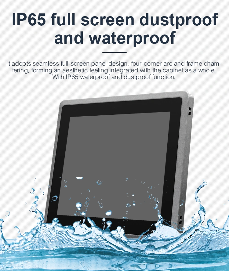 IP65 Waterproof 10.4 Inch 4: 3 Embedded Computer 1024*768 Industrial PC Touch Screen LCD Monitor