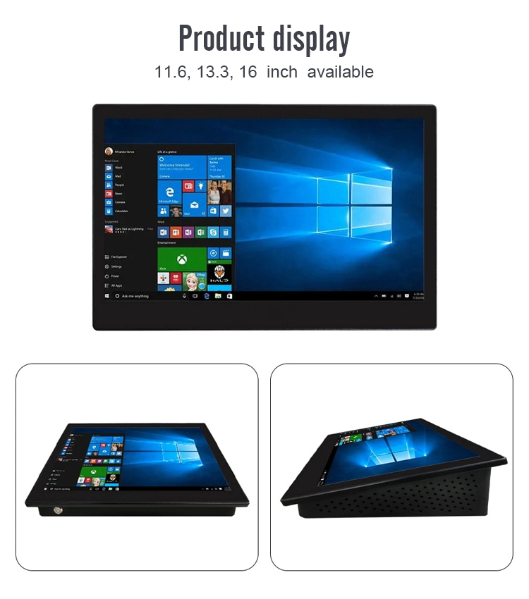Industrial All in One Panel PC Intel I3 I5 I7 Portable Industrial Tablet PC Android Win 10 OS Touch Screen Industrial Computer