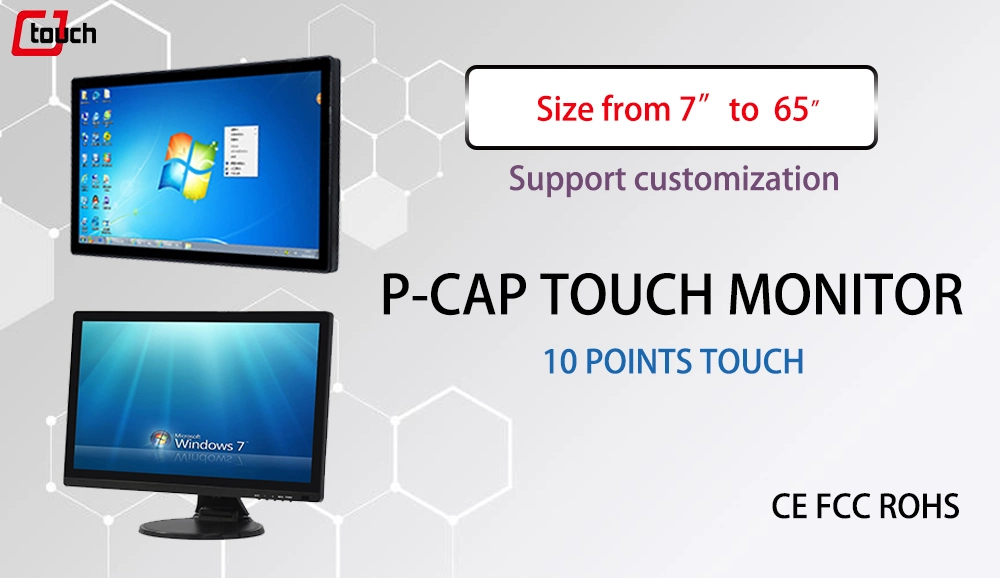 23.8 Inch Industrial Pcap Projected Capacitive Touch Technology Capacitive Touch Screen Panel