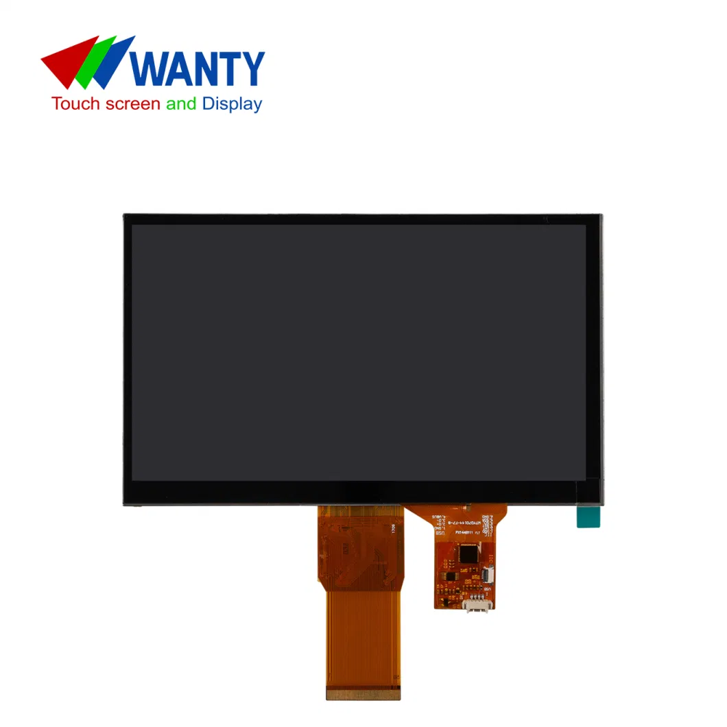 Sunlight Readable 7 Inch 1024x600 TFT LCM Panel HDMI Monitor GG USB Multi-Finger P-CAP Industrial Capacitive Touch LCD Screen