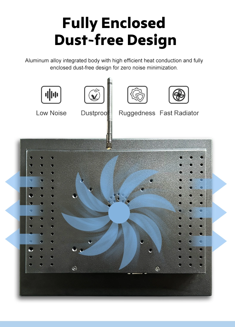 13.3 Inch 2g Emmc 8g Rk3288 Android OS Embedded Industrial Touch Monitor Waterproof Touch Screen