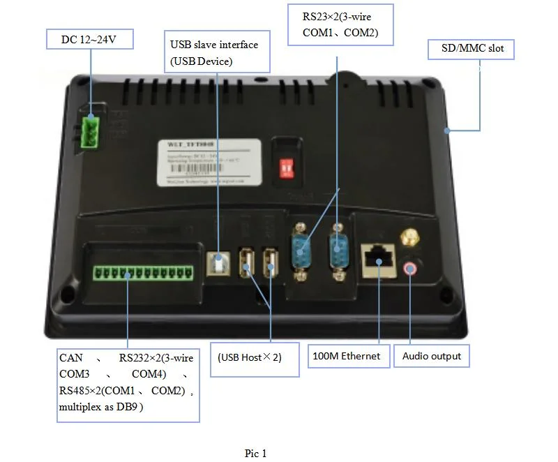 7 Inch Fanless Industrial Touch Panel PC Computer