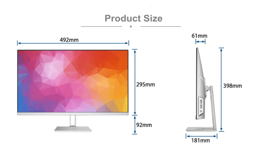 Industry Aio Computer 27inch Support Matx Motherboard 3.5 HDD 7200rpm