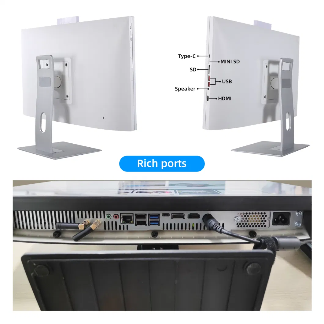 OEM Ail-in-One Computers Variable Bracket Color Build in Camera Touch Screen