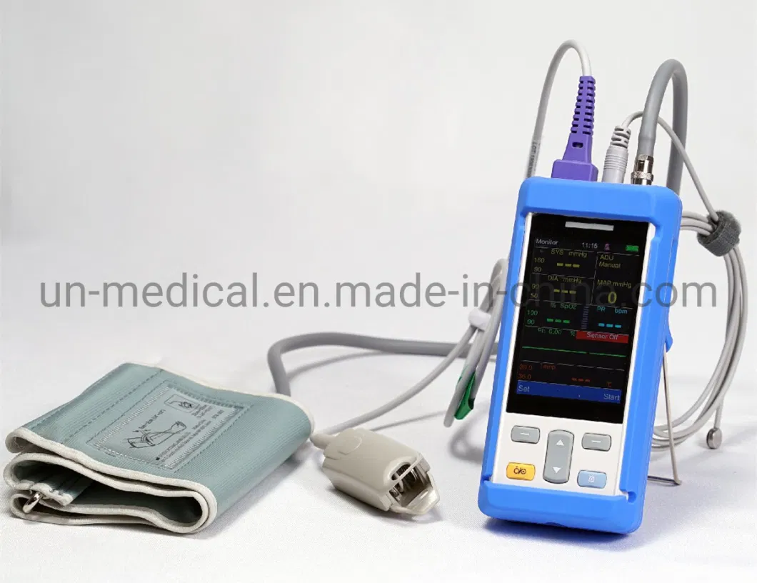 PC100 Medical Veterinary Portable Hospital Handheld Vital Signs Patient Monitor with CE ISO