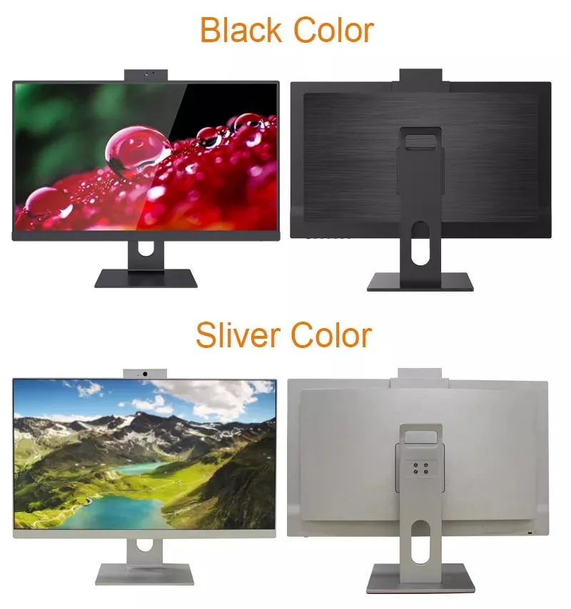 Wandong LED High Quality Built-in Battery Desktop Monoblock 24 Inch All-in-One Computers