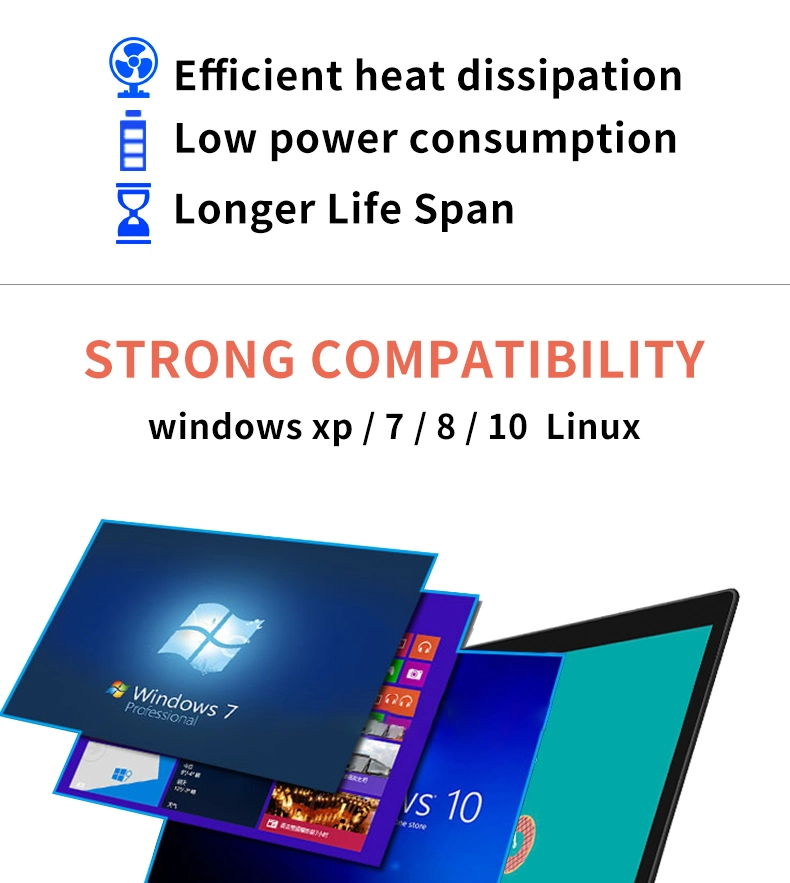 Touchscreen Monitors 19 21.5 24 Inch Computer POS PC TFT LCD Display Capacitive Touch Screen Monitor