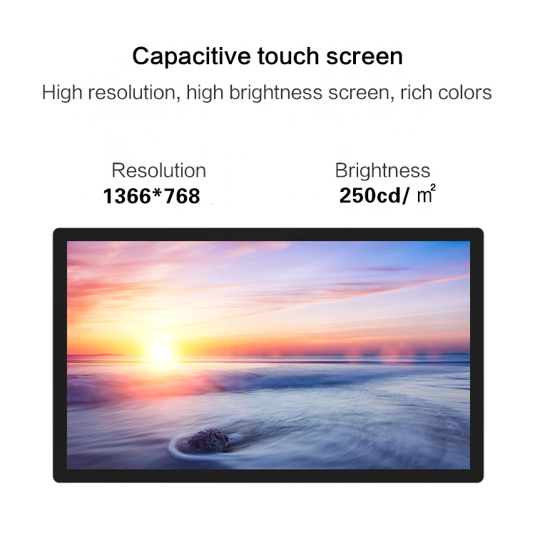 15.6 Inch Open Frame Screen Monitor Industrial All-in-One LCD Touchscreen Monitor IP65 Touch Screen Monitor