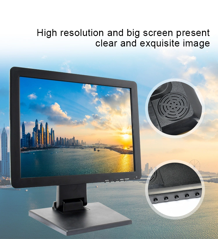 15 Inch TFT HDMI Display Screen Monitor for Computer POS Game Car