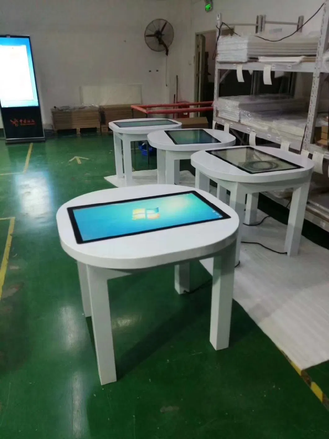 4K Custom Multi-Touch Interactive Coffee Table Digital Signature Smart Touch Table