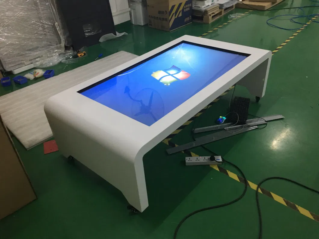 4K Custom Multi-Touch Interactive Coffee Table Digital Signature Smart Touch Table