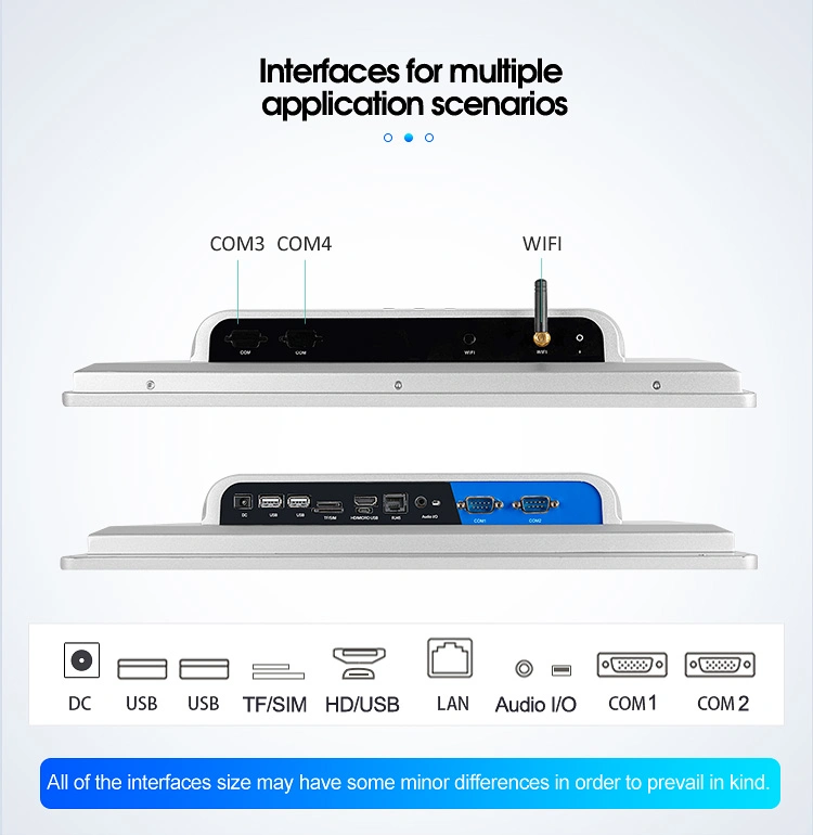 Factory Price Multi Touch Screen 17&quot; 21&quot; LED LCD Full HD Resolution Monitor with Helium Interactive Display for Gym Embedded PC Design