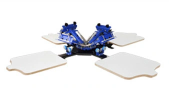 Mk-T411b Four Color One Station Desktop Screen Printing Machine