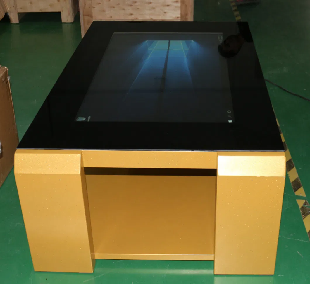 4K Custom Multi-Touch Interactive Coffee Table Digital Signature Smart Touch Table