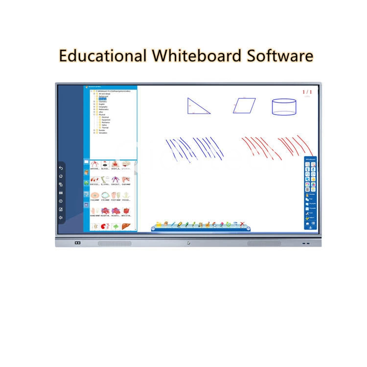 55 65 86 Inch Touch Screen in-Cell Zero Bonding Interactive Whiteboard Touch Screen Smart Whiteboard for E Learning