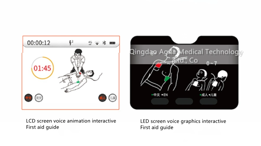 Automated External Defibrillator Monitor Medical Desfibrilador Monitor Portatil CE/ISO/FDA