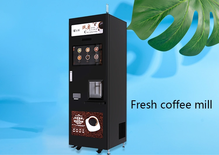 Airport Smart Touch Screen Bean to Cup Coffee Vending Machinhe