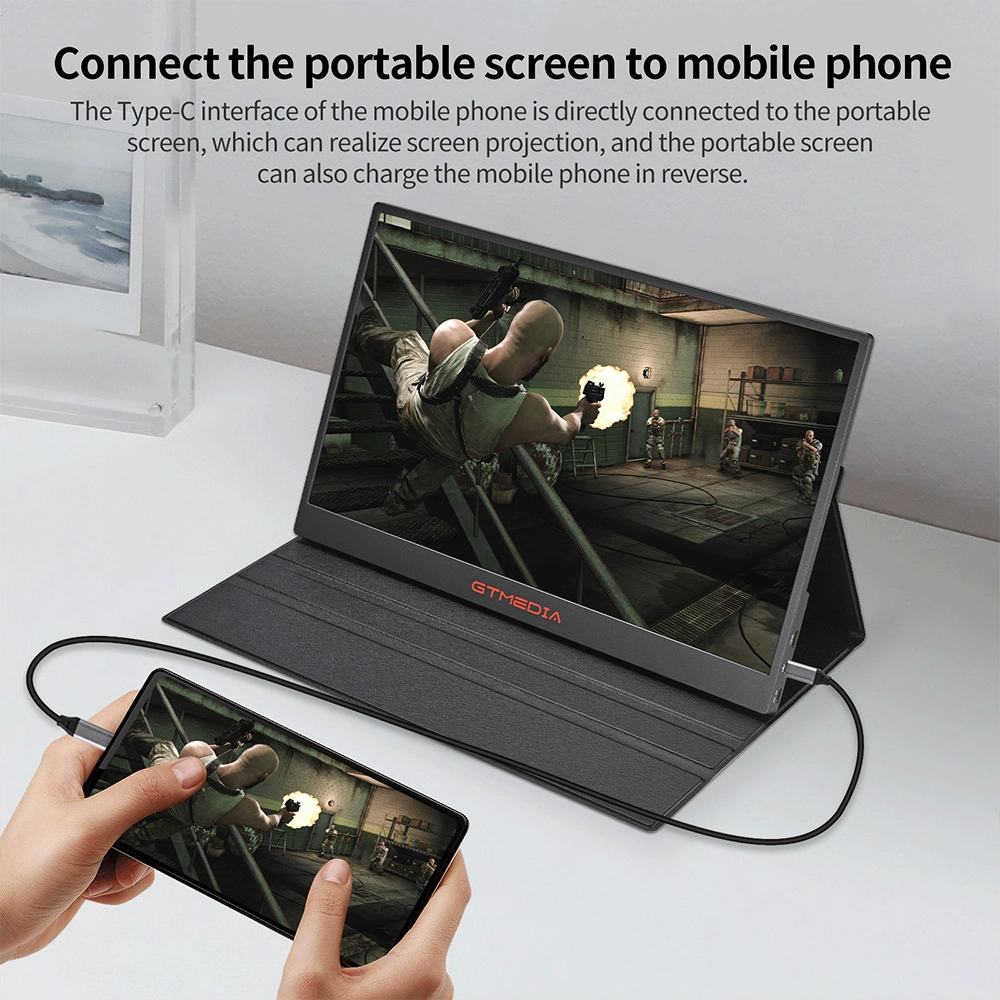 Gtmedia Game Mate 17.3inch 2.5K FHD IPS External Game Laptop Display Portable Gaming PS5 Switch Nintando Moive Monitor
