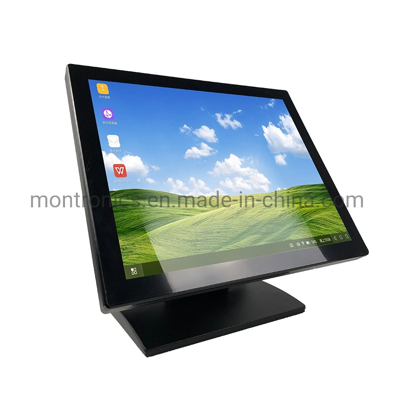 Cheap 12/15/17inch Flat Multi Capacitive Touch Screen Computer Monitor