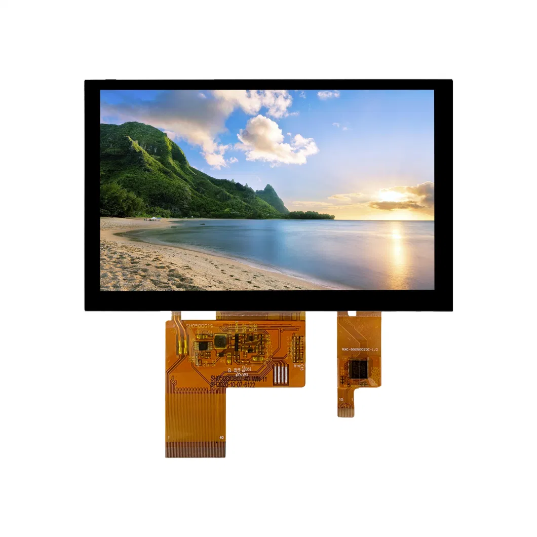 Manufacturer 5 Inch 480*272 TFT LCD Display Screen with 5.0 Inch Capacitance Touch Panel Customizable