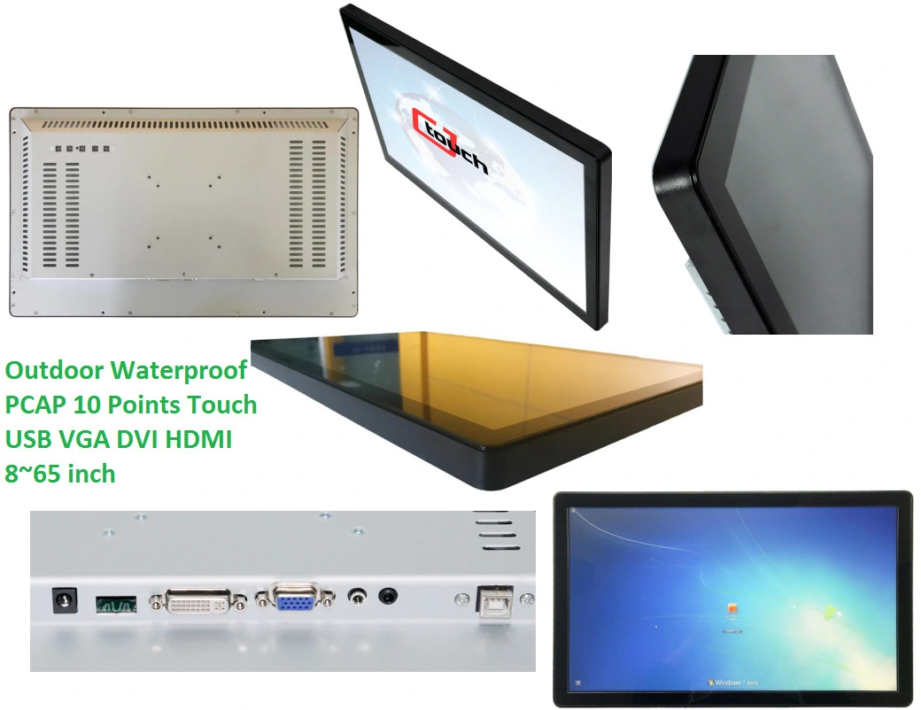 8 Inch Industrial All in One Computer PC Cheap Price Interactive Open Frame Touchscreen Display All in One Computers