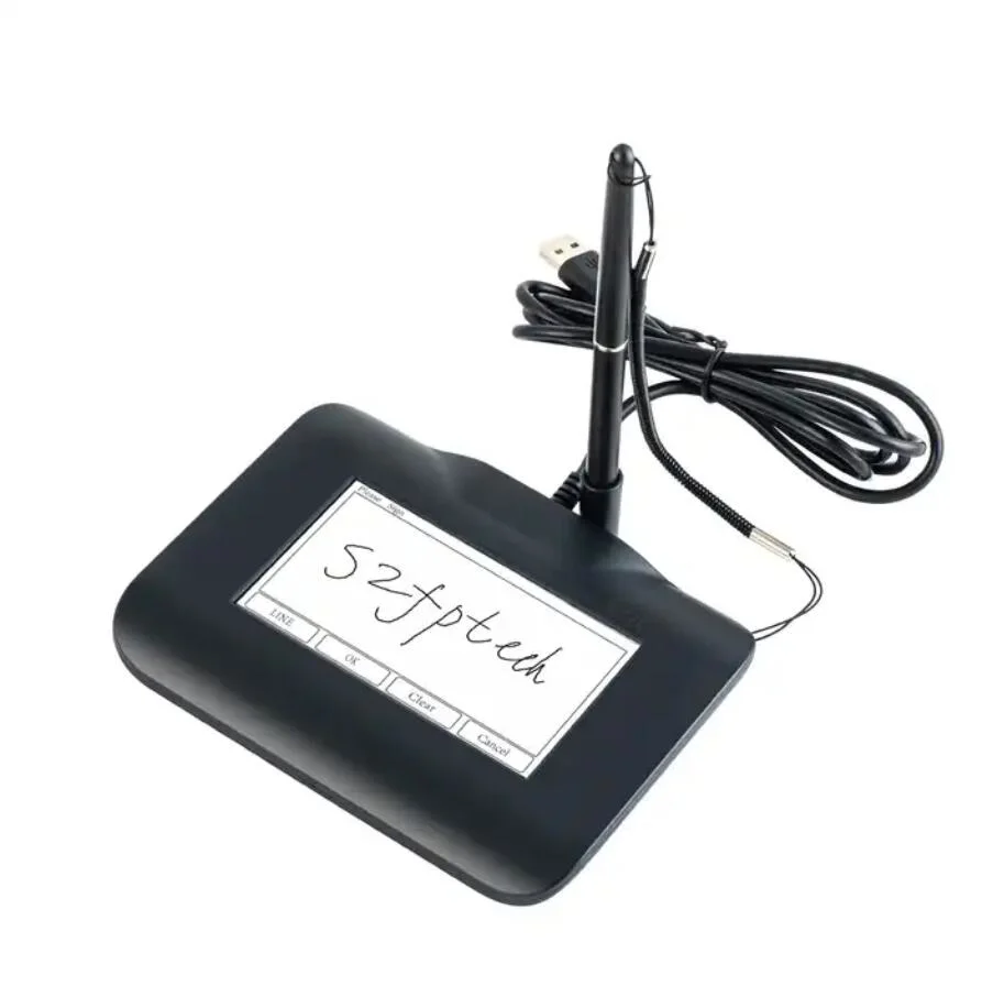 Office Hotel Digital Electronic Signature Pads with Pen for Contract