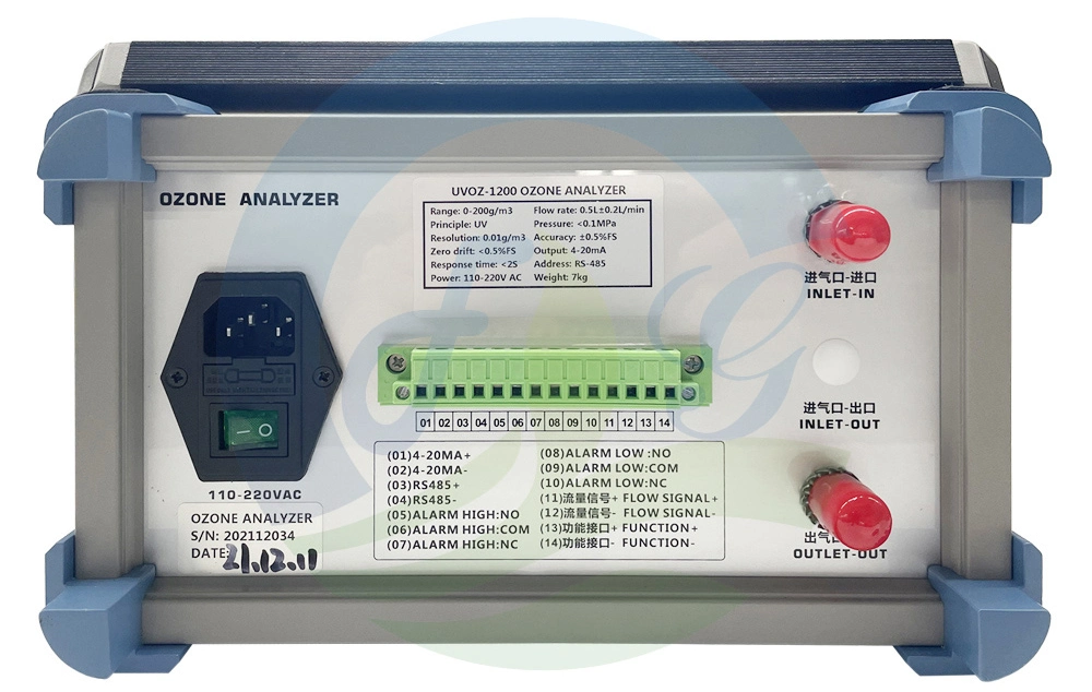 Flygoo High Output UV Ozone Analyzer Electric Ozone Generator O3 Concentration Monitor